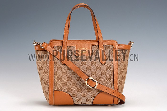 Gucci Swing Ebony/Tan Tote Small