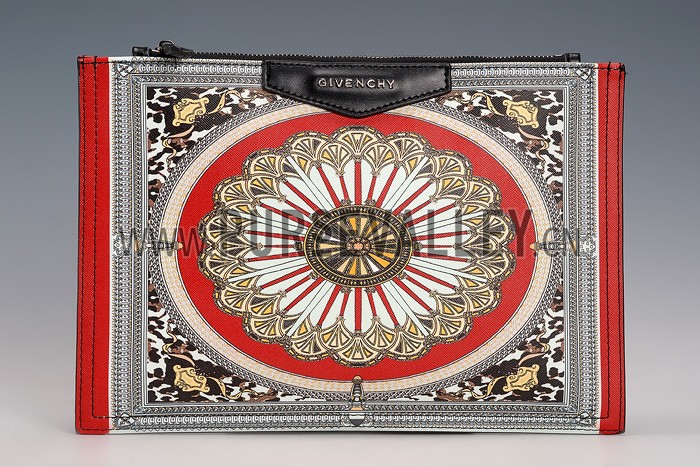 Givenchy Antigona Print Clutch