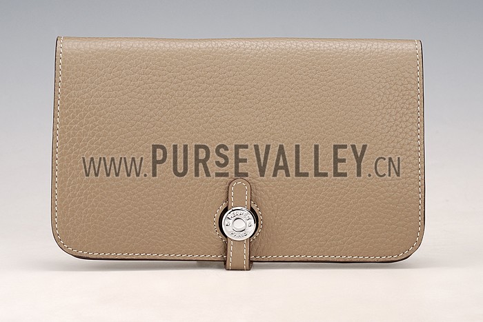 Hermes Dogon Wallet Taupe 18926636