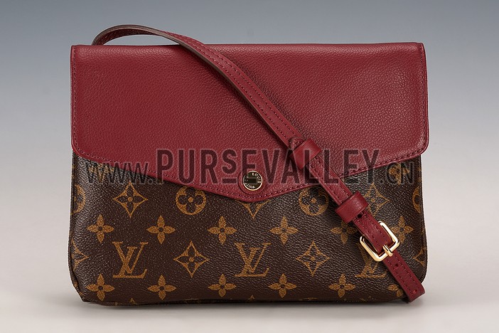Louis Vuitton Monogram Twinset Dark Red