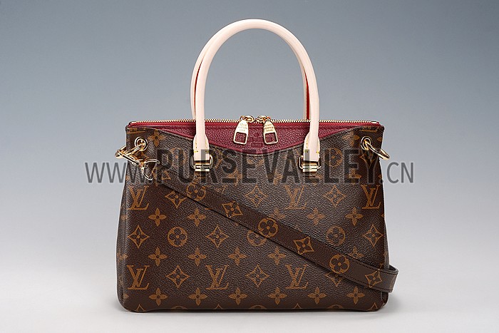 Louis Vuitton Monogram Pallas BB Dark Red PM Bag