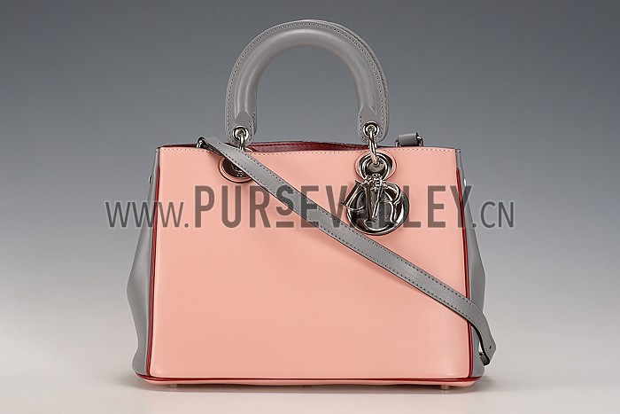 Diorissimo Medium Pink And Grey City Bag