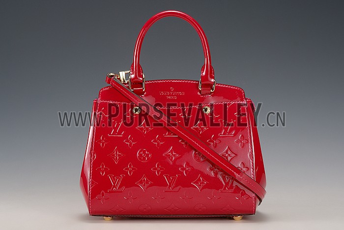 Louis Vuitton Brea Monogram Vernis PM Bag Cherry