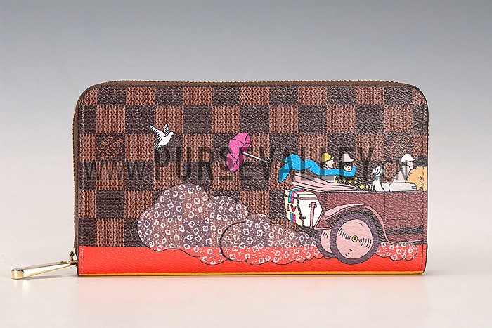 Louis Vuitton Damier Ebene Evasion Zippy Wallet