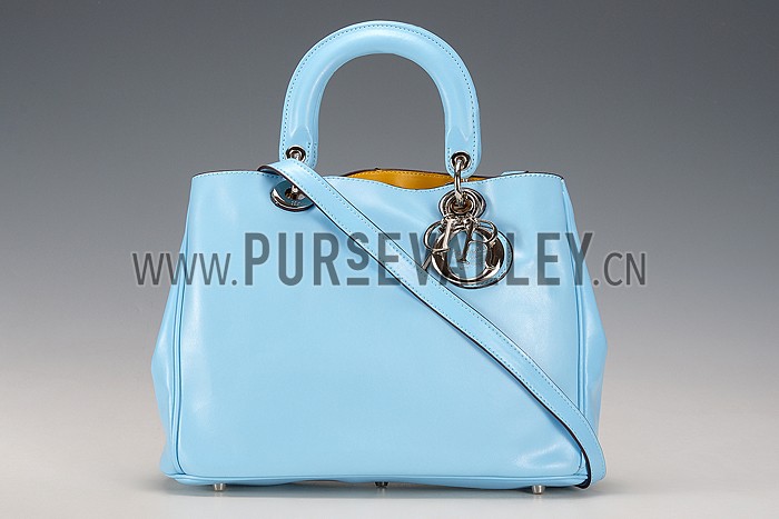 Diorissimo Medium Light Blue City Bag