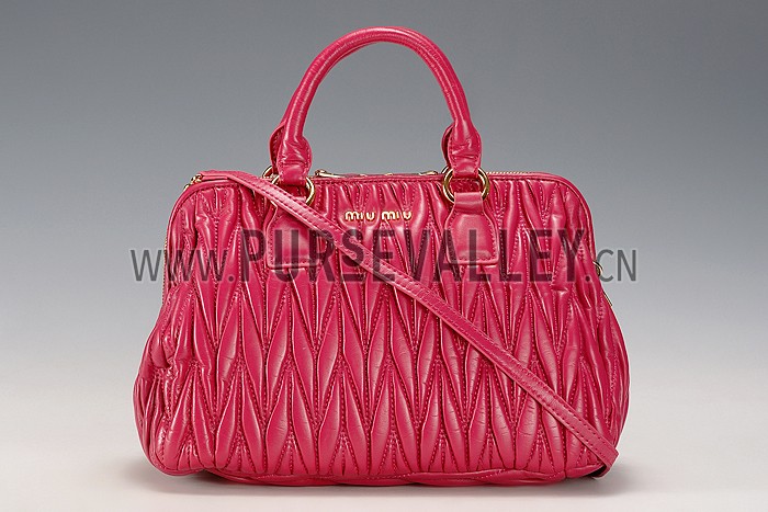 Miu Miu Matelasse Doctor Rose Pink Bag