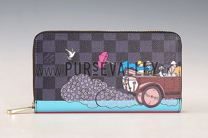 Louis Vuitton Damier Graphite Evasion Zippy Wallet