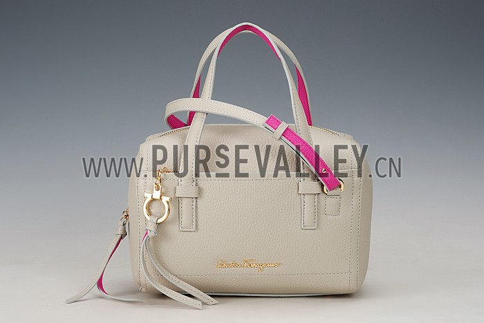 Salvatore Ferragamo Amy Duffle Bag Grey 18926657