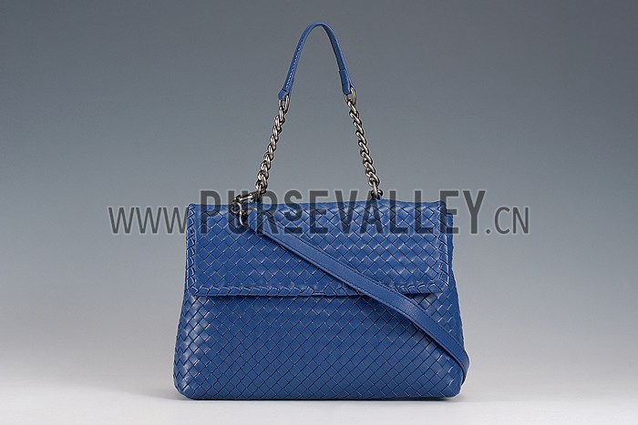 Bottega Veneta Tourmaline Intrecciato Nappa Olimpia Bag