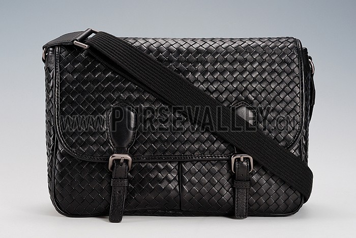 Bottega Veneta Washed Gardena Black Bag