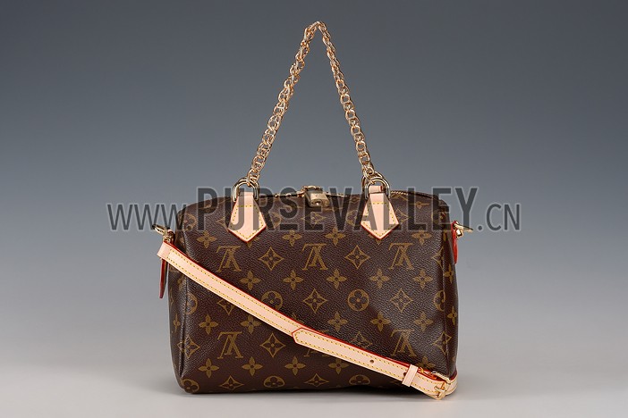 Louis Vuitton Monogram Speedy 25 Bag With Chain Shoulder Strap