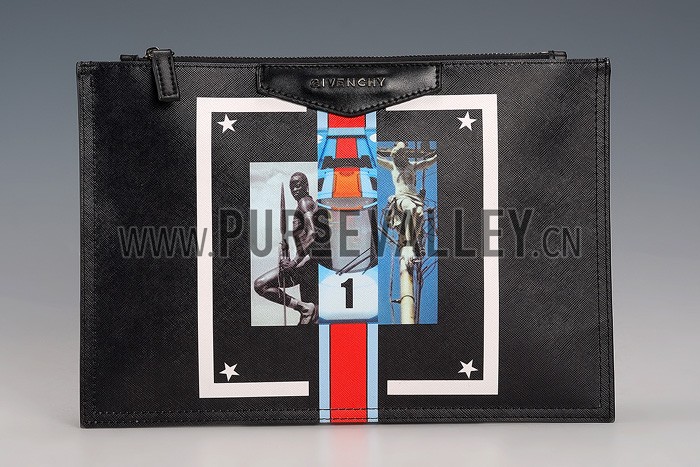 Givenchy Antigona Art Print Clutch