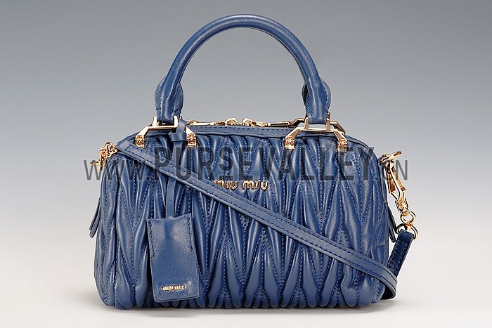 Miu Miu Top Handle Dark Blue