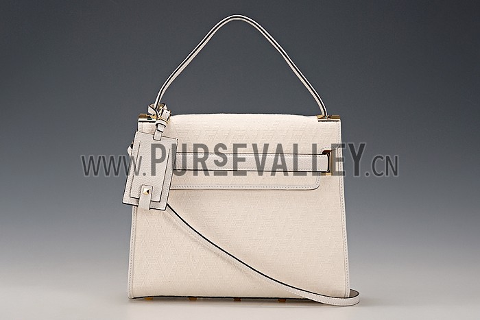 Valentino Viva Valentino Fabric Single Handle Bag White