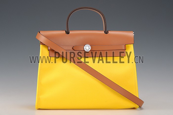 Hermes Herbag Yellow