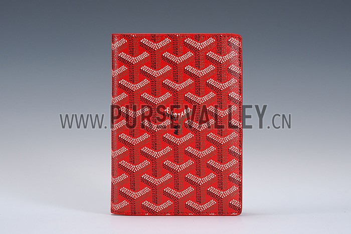 Goyard Red Passport Cover 18926621
