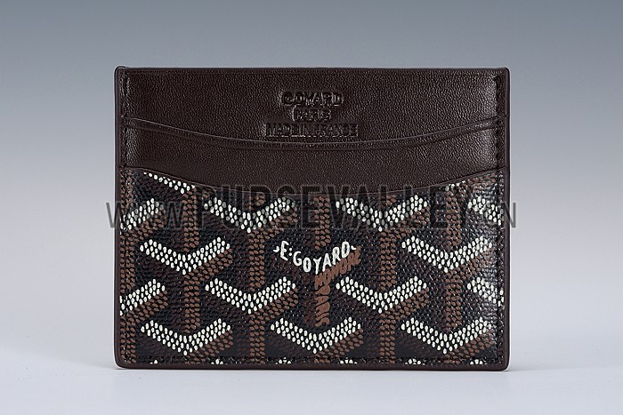 Goyard Brown Card Holder 18926597
