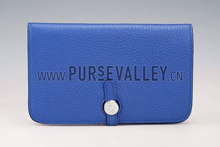 Hermes Dogon Wallet Dark Blue 18926634