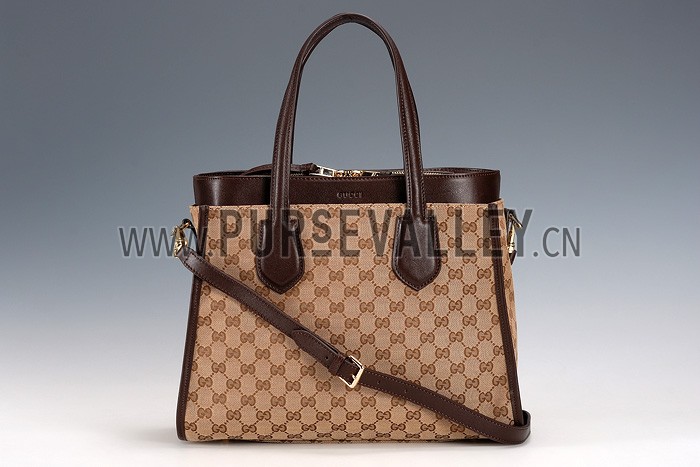 Gucci Ramble Ebony/Brown Tote