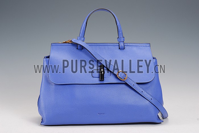 Gucci Bamboo Daily Bag Blue