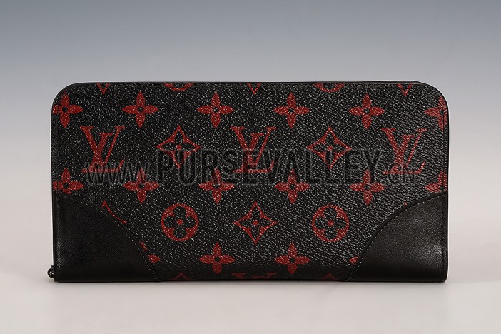 Louis Vuitton Monogram Infrarouge Zippy Wallet Green