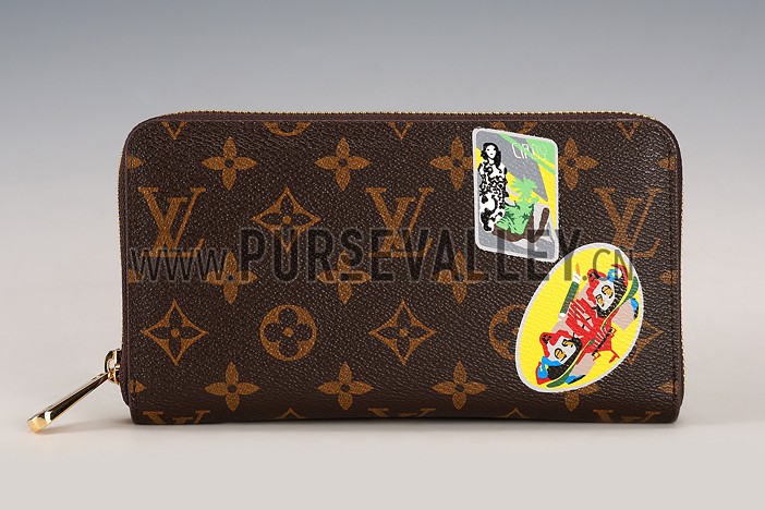 Louis Vuitton Cindy Sherman Print Zippy Wallet
