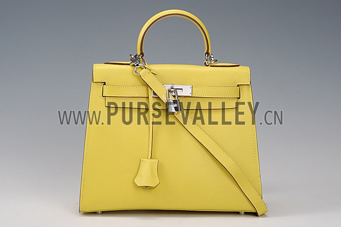 Hermes Kelly 28 Yellow 608154