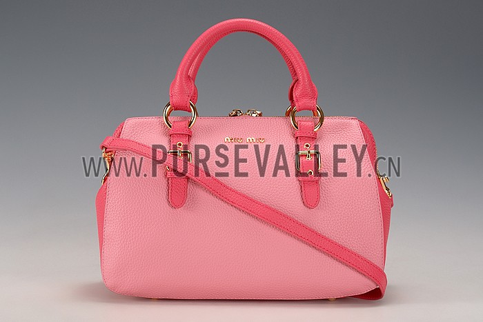 Miu Miu Satchel Rose Pink and Purple