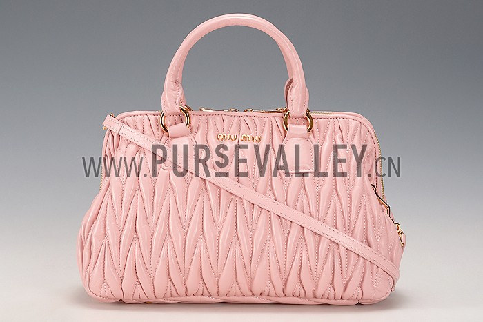 Miu Miu Matelasse Doctor Pink Bag