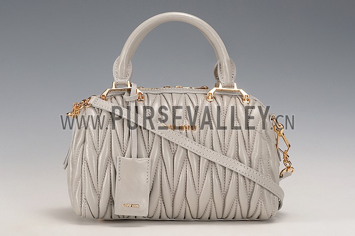 Miu Miu Top Handle Grey