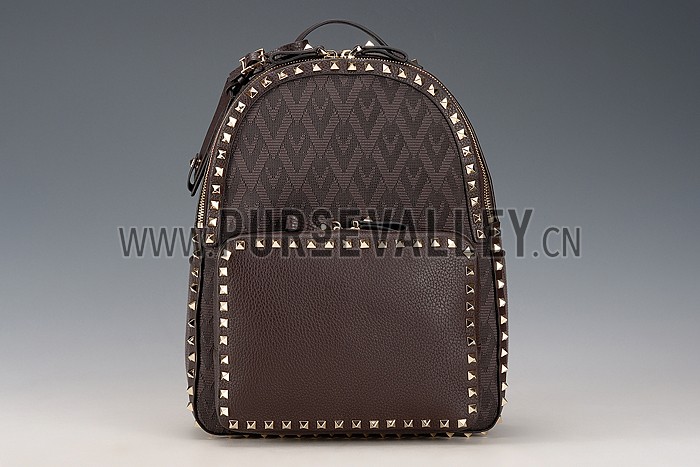 Valentino Viva Valentino Fabric Backpack Military Green