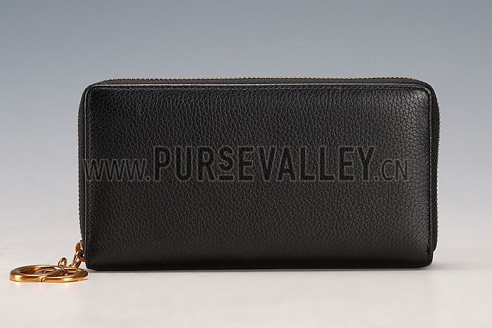 Gucci Marmont Leather Wallet Black