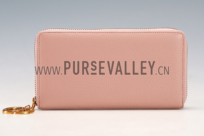 Gucci Marmont Leather Wallet Peach