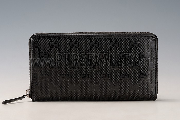 Gucci Supreme Continental Wallet Black