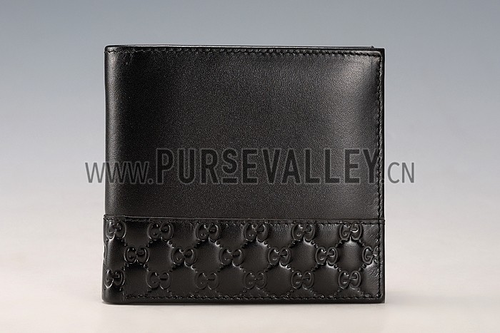 Gucci Bi-Fold Wallet With Microguccissima Detail