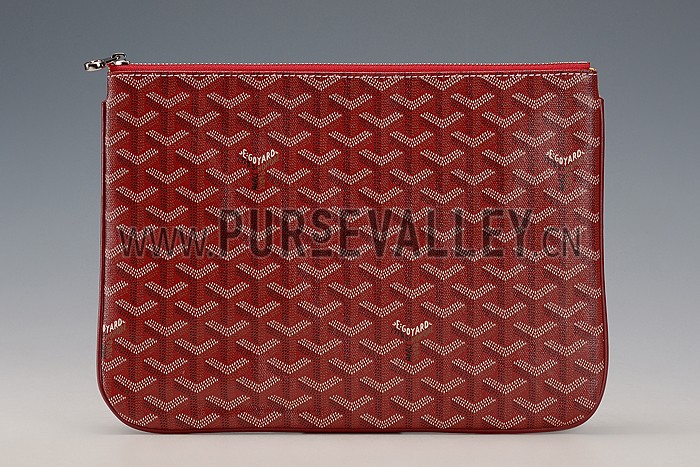 Goyard Medium Pouch Dark Red