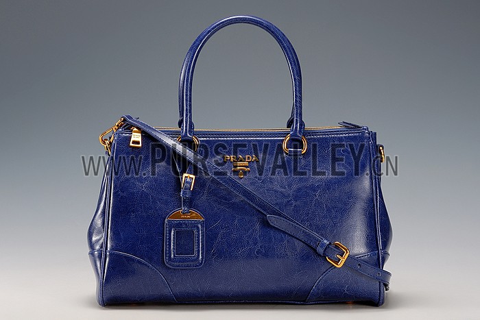 Prada Classic Satchel Blue