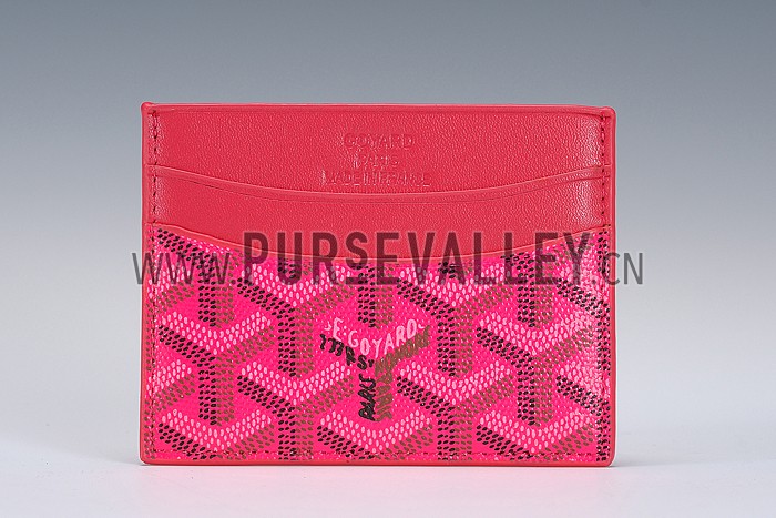 Goyard Fuchsia Card Holder 18926606