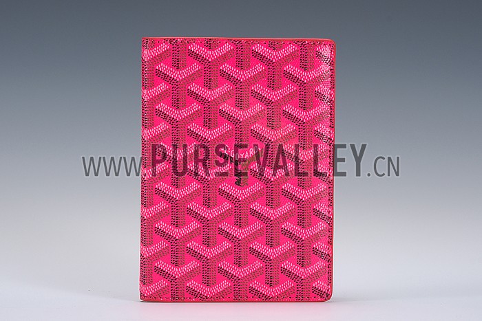 Goyard Fuchsia Passport Cover 18926622