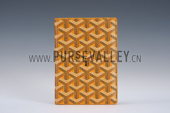 Goyard Yellow Passport Cover 18926625
