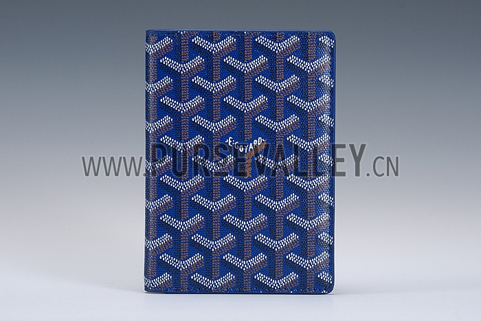 Goyard Dark Blue Passport Cover 18926613