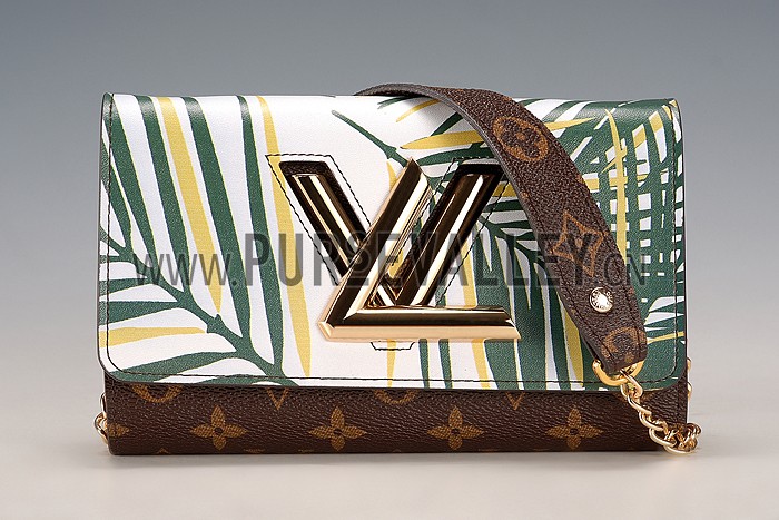 Louis Vuitton Twist Palm Print Bag