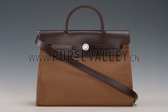 Hermes Herbag Brown