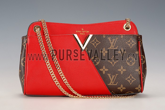 Louis Vuitton Monogram Kimono Shoulder Bag Red