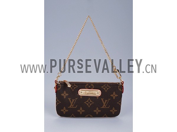 Louis Vuitton Monogram Canvas Pochette Milla PM