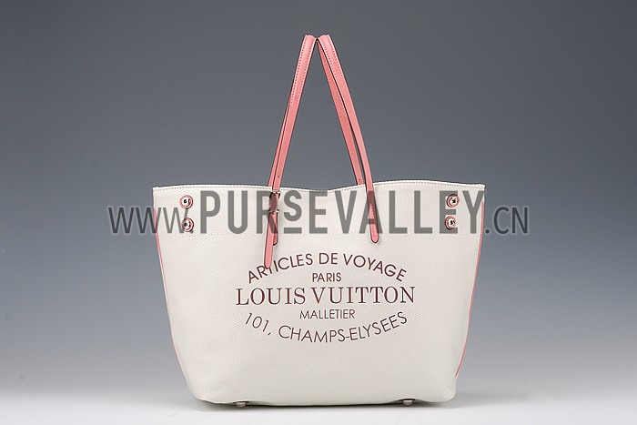 Louis Vuitton Cabas Canvas Bag Corail 607765