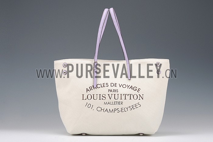 Louis Vuitton Cabas Canvas Bag Lilas 607766