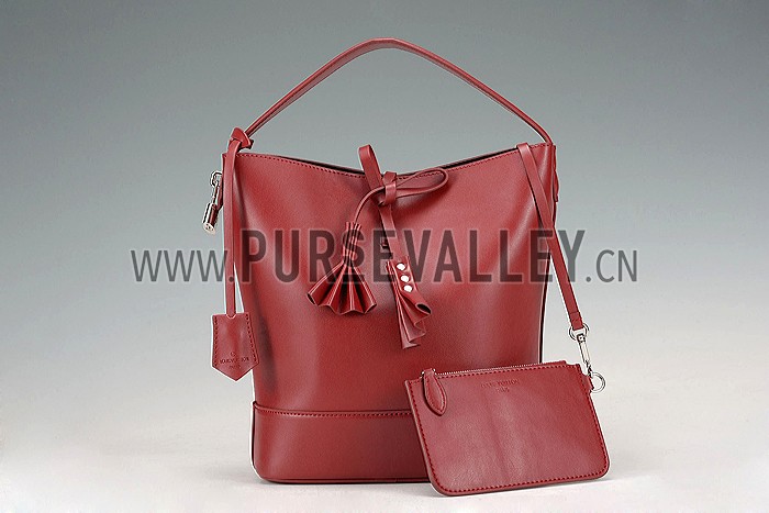 Louis Vuitton New Noe Cuir Nuance Rubis Drawstring Bag 607552