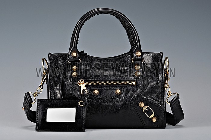 Balenciaga Mini City Bag Black 607842