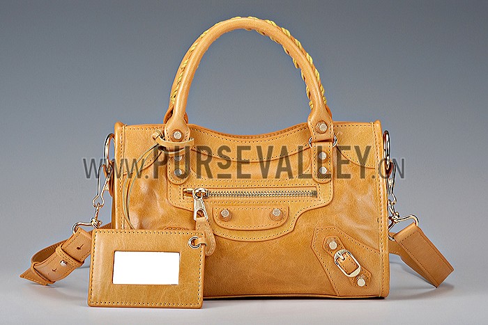 Balenciaga Mini City Bag Marigold 607847